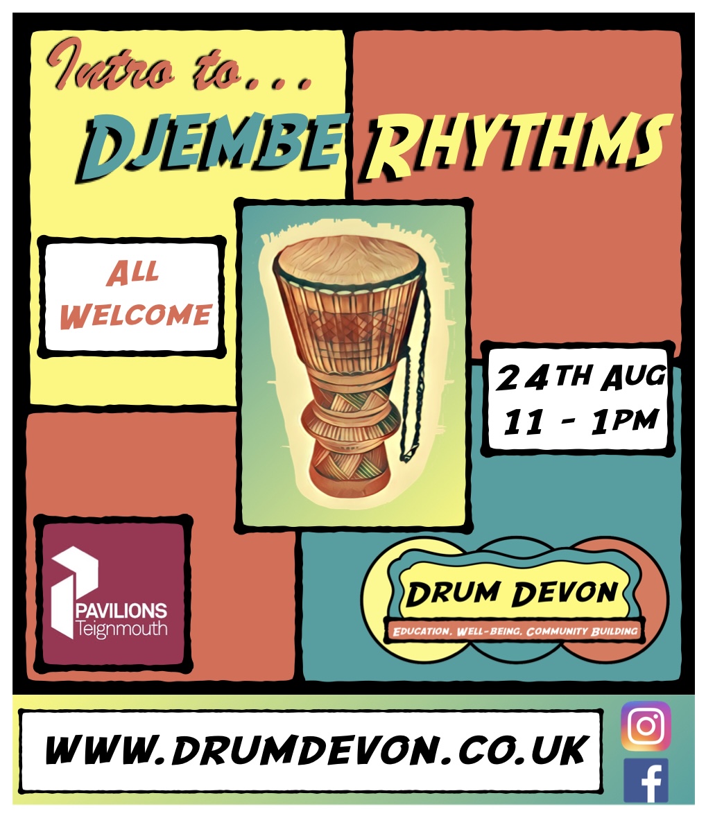24th Aug - Intro to Djembe Rhythms